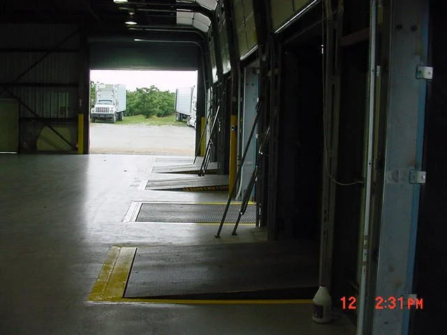 Loading dock doors at the Henderson's Best packing house