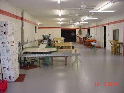 Dual overwrap packing lines inside the packing house
