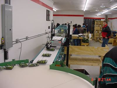 Overwrap packing line